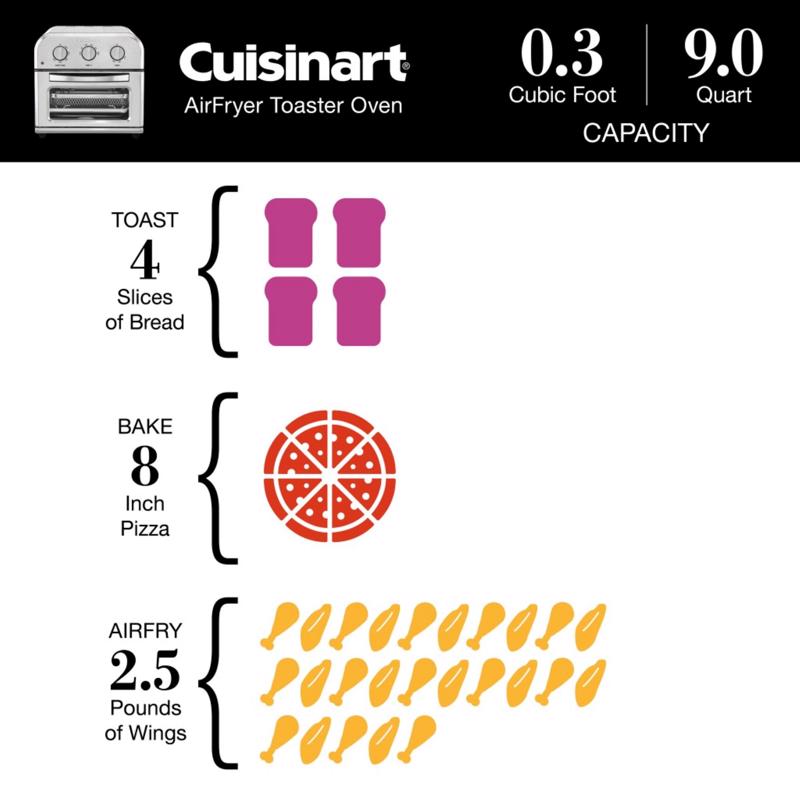 Cuisinart エアフライ機能付トースターオーブン (TOA26) アメリカのホームセンター ACE HARDWARE JAPAN